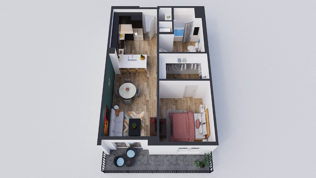 1 Bedroom 550 Harborfront